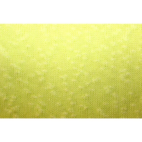 BENETTON Lime Knit Popcorn Cardigan, Off-Shoulder 2010s Y2K Revival - Picture 4 of 11